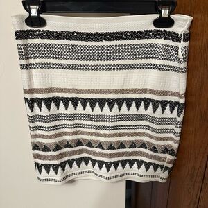Express Sequin Mini Skirt